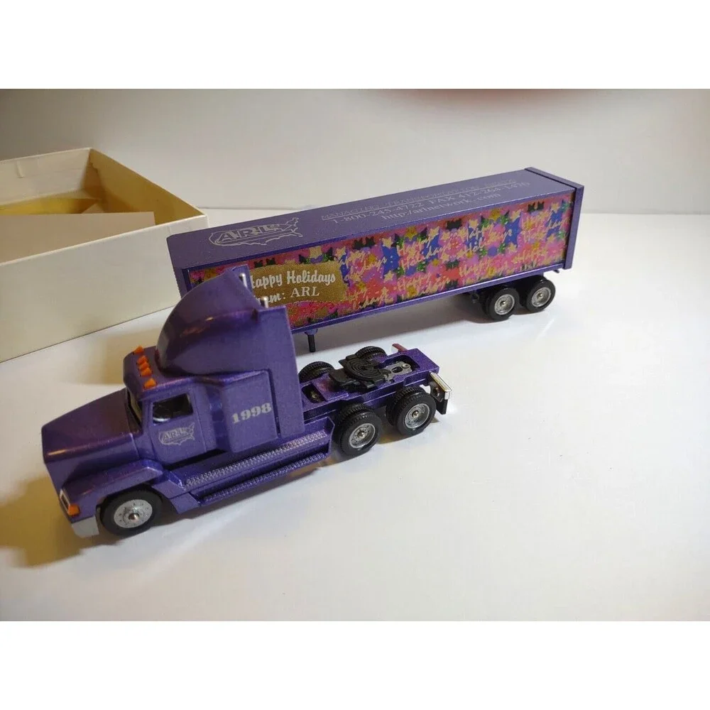 Winross Diecast Tractor Trailer Big Rig Truck 1998 Happy Holidays ARL Transport